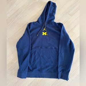 University of Michigan hooded sweatshirt